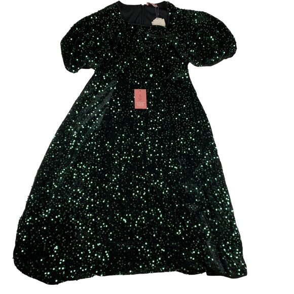 NWT Ivy City Co Green Sequin Vivian Dress Size XL - Picture 4 of 16